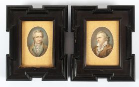 Paar Miniaturen, Goethe u. Schiller