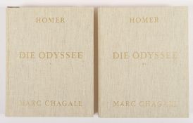 Chagall, Marc, Mappe Odyssee in Schuber