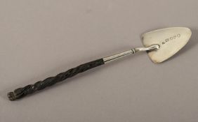 Schaufel, 925/ooo, Horngriff, London, 1790
