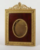 Empire-Standbilderrahmen, Bronze, Frankreich, 19.Jh.