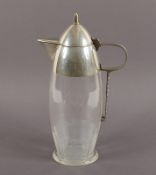 Jugendstilkanne, Glas, deutsch, um 1910