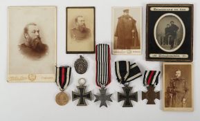 Konvolut Hauptmann Rudolf Orsbach, Portraitgemälde, Orden, Dokumente, 6. Rheinisches Infanterie-Reg.