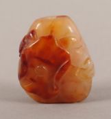 Snuff Bottle, Karneol, China
