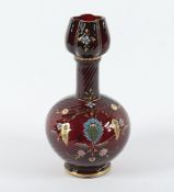 Vase, Glas, Baccarat, um 1880