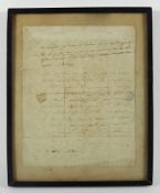 Rossini, Gioachino, Autograph
