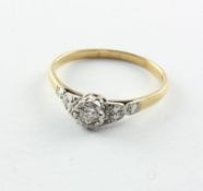 Diamantsolitär, 333/ooo GG, 2,1g