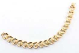 Armband, 750/ooo GG, hohl, 17,6g