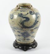 Vorratsgefäß, Porzellan, Zhangzhou (Swatow) 16./17. Jh.