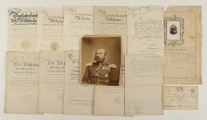 großer Dokumentennachlass Generalmajor Heinrich Haberland (1818-1907), Foto