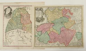 Kurland - Hanonia, zwei Karten, ungerahmt