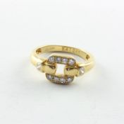 Brillantring, 750/ooo GG, Cartier, 