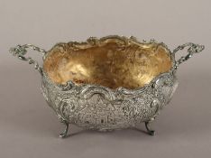 Schale, Silber, Schleissner, Hanau, E.19.Jh.