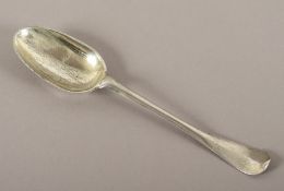 Löffel, Silber, Reste von Vergoldung, Meistermarke 