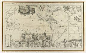 Nord- und Süsamerika, H.A.Chatelain (1684-1743), Amsterdam, 1719