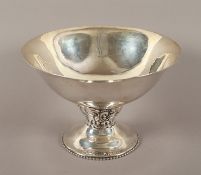 Jugendstil-Aufsatzschale, 800/ooo, 515g, Bruckmann, Heilbronn, 20.Jh.