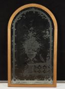 große Fensterscheibe aus einem gründerzeitlichen Stadtpalais, deutsch, 2.H.19.Jh.