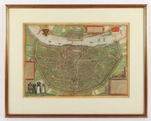 Köln, Besfestigungsplan, Braun & Hogenberg, R.