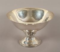 Jugendstil-Aufsatzschale, 800/ooo, 515g, Bruckmann, Heilbronn, 20.Jh.