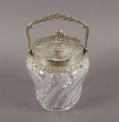 Eisbehälter, Glas, deutsch, E.19.Jh.