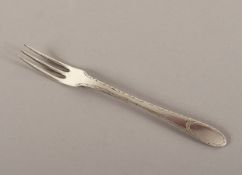Gabel, 13lötig, deutsch, um 1800