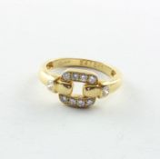 Brillantring, 750/ooo GG, Cartier, 