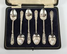 Satz von sechs Moccalöffeln, 925/ooo, Birmingham, 1915