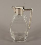 kleiner Krug, Glas, Montierung 800/ooo, deutsch, 20.Jh.