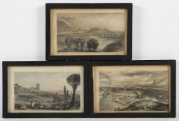Turner, drei Radierungen, R.