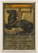Behrens, Pater, Plakat Deutsche Werkbundausstellung, R.