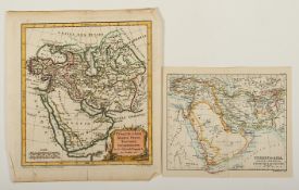 zwei Karten, Türkei/Arabien, besch.