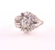 Brillantring, 585/ooo WG, 5,86g