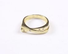 Brillantring, 585/ooo GG, 3,3g