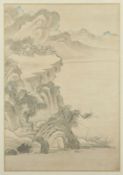 Malerei, China, gerahmt