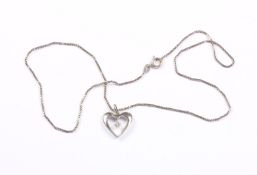 Anhänger an Kette, 585/333/ooo WG, 3,4g