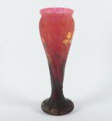 Vase, Glas, Mado, Paul Daum, Nancy, um 1920