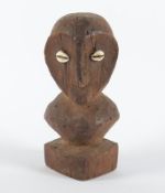 Ahnenfigur, Holz, wohl Lega, Kongo