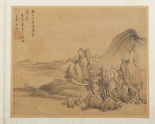 Album mit Malereien, China, 18./19.Jh.