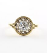 Diamantring, 585/ooo GG, 5,7g