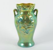 Jugendstilvase, Keramik, Zsolnay, Pecs, um 1900