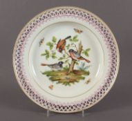 Teller, Durchbruchrand, KPM Berlin, um 1820