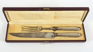 Tranchierbesteck, Griffe 800/ooo, Etui, 20.Jh.