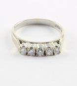 Brillantbeisteckring, 590/ooo WG, 2,6g