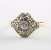 Diamantring, 585/ooo GG/WG, 3,18g