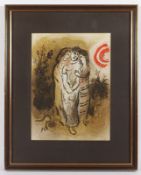 Chagall, Marc, Original-Farblithografie, R.