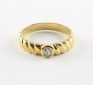 Brillantring, 750/ooo GG, 3,2g