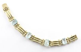 Aquamarinarmband, 585/ooo GG, 
