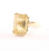 Ring, 750/ooo GG, Citrin, 8,37g