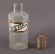 Apothekergefäß, Glas, wohl deutsch, 2.H.19.Jh.