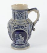 Krug, Steinzeug, Westerwald, E.19.Jh.
