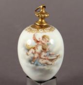 Ei-Flakon, KPM Berlin, 19.Jh.